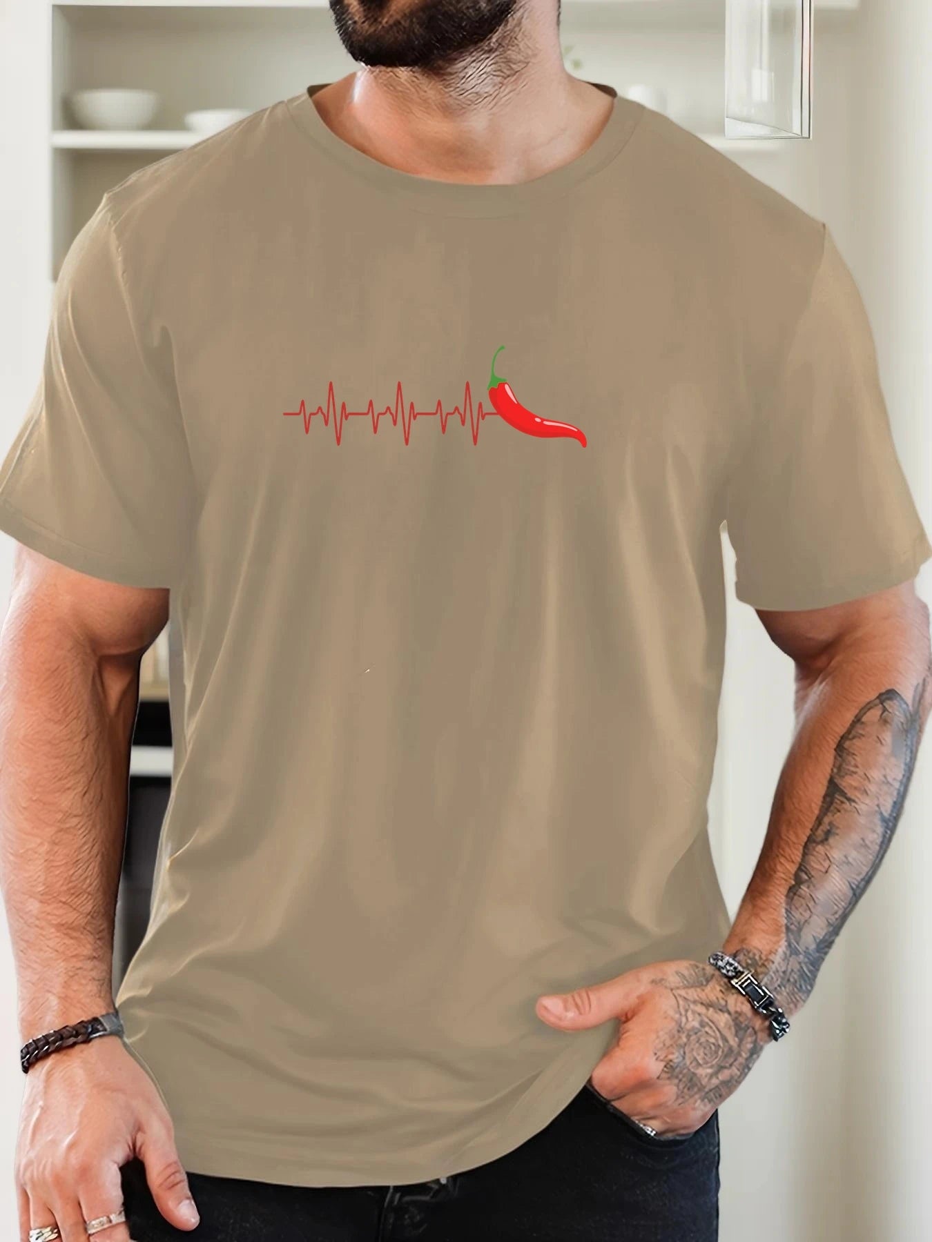 T Shirt for Man 100% Cotton Summer Round Neck Short Sleeve Graphic Print Breathable Streetwear Fashion Leisure Cool T-shirt